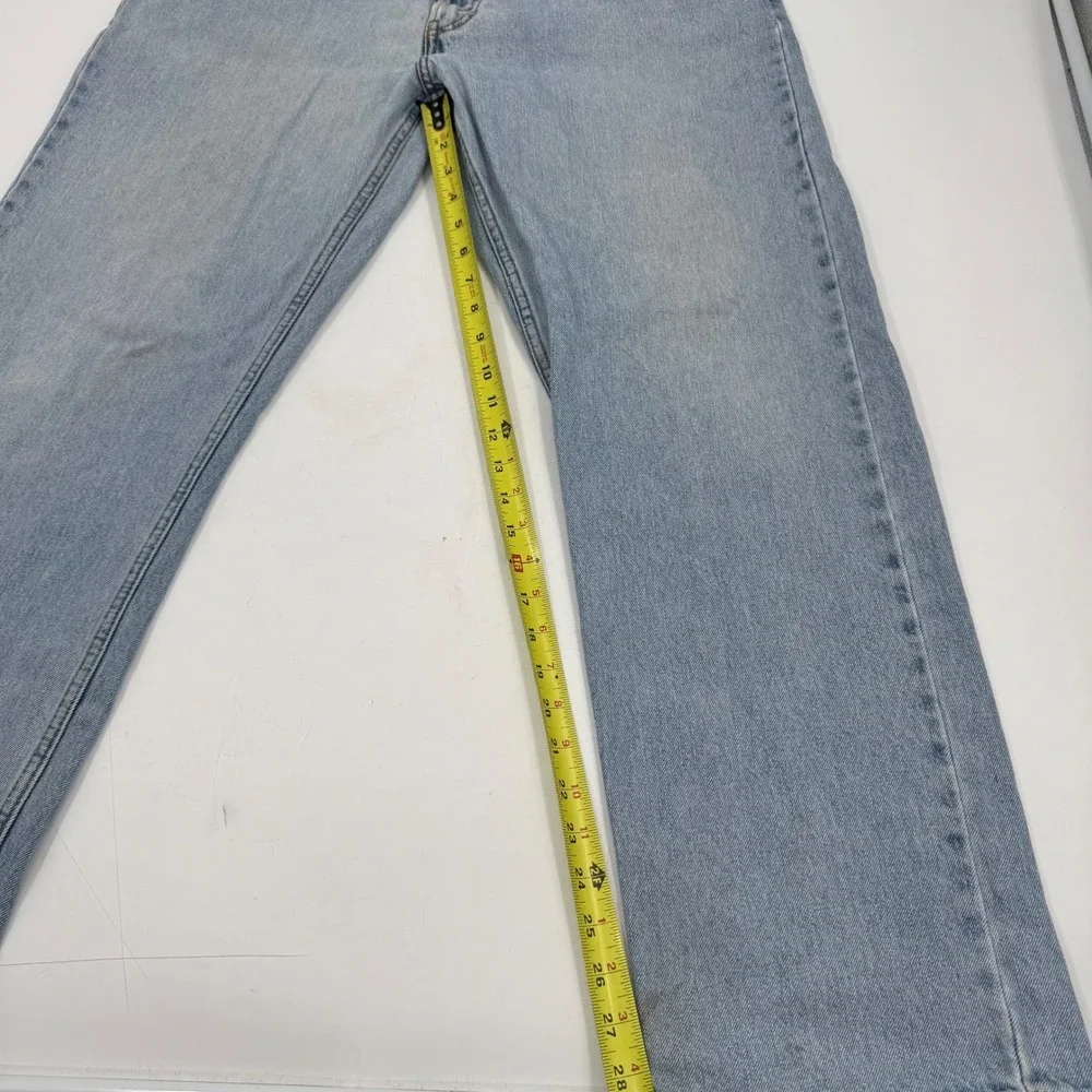 Levi's 505 Regular‎ Fit Light Wash Denim Jeans Men's W38 L32